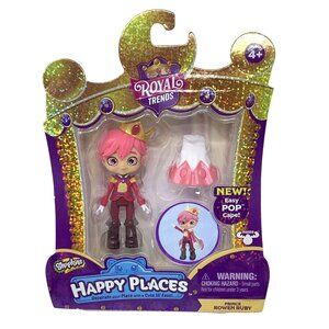 Shopkins Prince Rowen Ruby Happy Places Royal Trends Doll Toy Set
